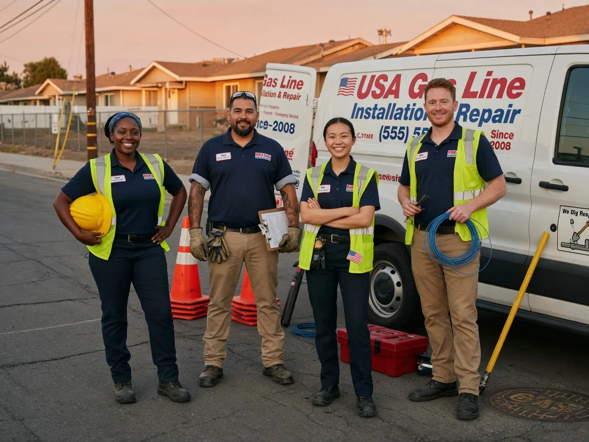 Gas Line Installation company in Effort, PA